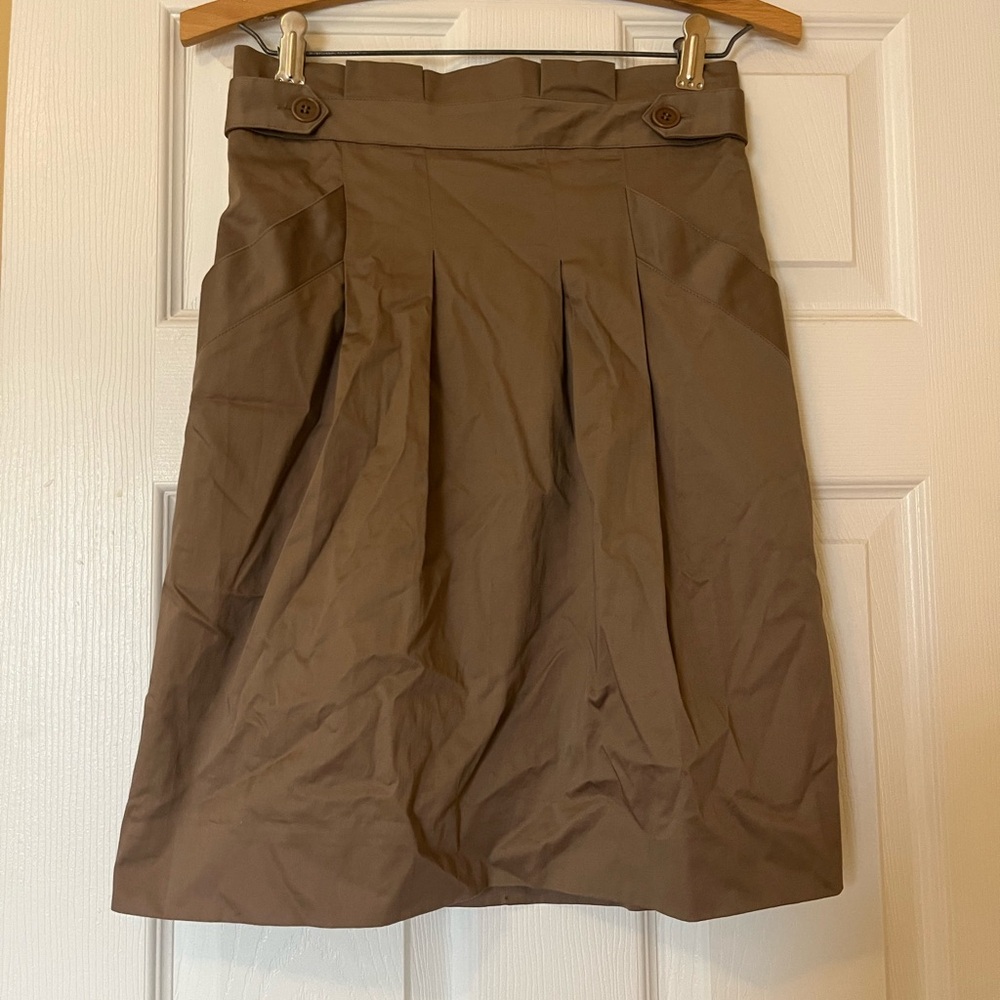 BCBG Y2K Office Siren Brown Skirt